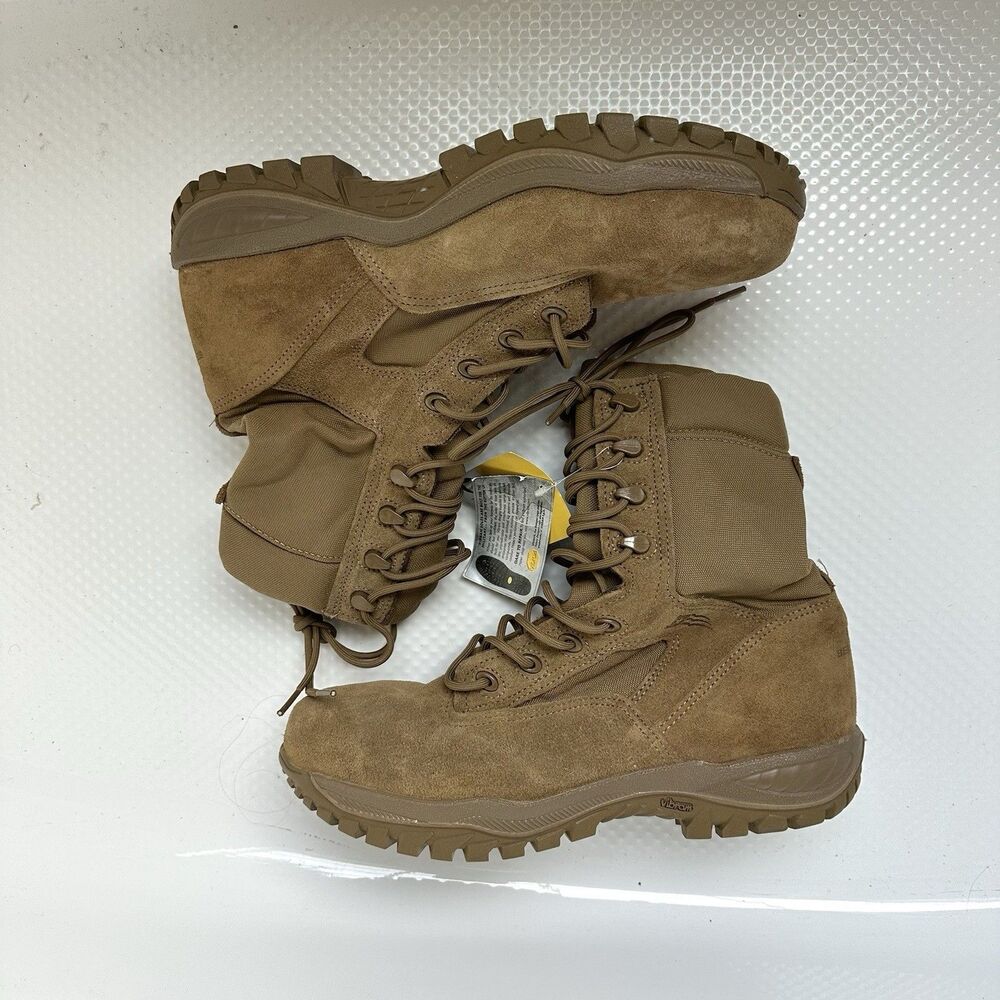 Belleville Steel Toe Combat Boots 312ST Men's 12 R Hot WeatherTan Tactical NWT